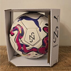 Puma Neymar JR Performance Ball White Soccer Way 1 084078 01 Size 5 NEW